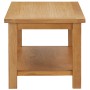 Mesa de centro de madera maciza de roble 90x45x40cm de , Mesas de centro - Ref: Foro24-289194, Precio: 163,68 €, Descuento: %