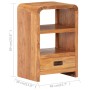 Mesita de noche madera maciza acacia acabado miel 40x30x60 cm von , Nachttische - Ref: Foro24-289633, Preis: 187,62 €, Rabatt: %