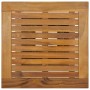 Mesa alta ratán sintético y madera de acacia gris 60x60x110 cm de , Mesas de jardín - Ref: Foro24-313464, Precio: 167,73 €