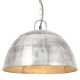 Lámpara colgante vintage 25 W plateada redonda 41 cm E27 by , Lamps - Ref: Foro24-320541, Price: 74,74 €, Discount: %