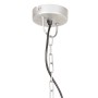 Lámpara colgante vintage 25 W plateada redonda 41 cm E27 by , Lamps - Ref: Foro24-320541, Price: 74,74 €, Discount: %