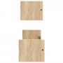 Estantes de pared con barras 2 uds roble Sonoma 60x16x14 cm von , Regale und Regale - Ref: Foro24-835435, Preis: 24,94 €, Rab...
