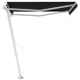 Toldo de pie manual retráctil gris antracita 350x250 cm by vidaXL, Awnings - Ref: Foro24-3069519, Price: 504,35 €, Discount: %