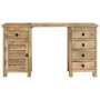 Escritorio con pedestal madera maciza de mango 140x50x77 cm von , Schreibtische - Ref: Foro24-338209, Preis: 490,74 €, Rabatt: %