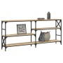 Mesa consola madera de ingeniería roble Sonoma 180x29x76,5 cm by , Side tables - Ref: Foro24-835475, Price: 82,76 €, Discount: %