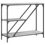 Mesa consola madera de ingeniería gris Sonoma 88,5x30x75 cm by , Side tables - Ref: Foro24-835482, Price: 47,57 €, Discount: %