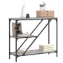 Mesa consola madera de ingeniería gris Sonoma 88,5x30x75 cm by , Side tables - Ref: Foro24-835482, Price: 47,57 €, Discount: %