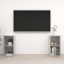 Muebles de salón de pared 2 pzs madera ingeniería gris hormigón by , TV Furniture - Ref: Foro24-3079902, Price: 75,66 €, Disc...
