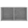 Muebles de salón de pared 2 pzs madera ingeniería gris hormigón by , TV Furniture - Ref: Foro24-3079902, Price: 75,66 €, Disc...