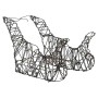 Reno y trineo de Navidad 160 LED ratán blanco cálido by , Christmas lights - Ref: Foro24-372167, Price: 88,98 €, Discount: %