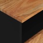 Mesitas de noche 2 uds madera maciza acacia y contrachapada de , Mesitas de noche - Ref: Foro24-350651, Precio: 113,41 €, Des...