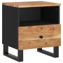 Mesitas de noche 2 uds madera maciza acacia y contrachapada de , Mesitas de noche - Ref: Foro24-350651, Precio: 113,41 €, Des...