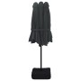Sombrilla doble de jardín con luces LED negro 449x245 cm von , Sonnenschirme - Ref: Foro24-362959, Preis: 216,80 €, Rabatt: %