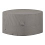 Madison Funda para muebles de jardín 320 cm redonda gris