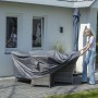 Madison Funda para muebles de jardín 320 cm redonda gris von , Abdeckungen für Gartenmöbel - Ref: Foro24-423684, Preis: 115,9...