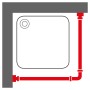Sealskin Barra angular para cortina de ducha gris mate 90x90 cm by , shower bars - Ref: Foro24-426406, Price: 29,90 €, Discou...