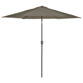 Madison Sombrilla de jardín redonda Tenerife gris 300 cm by , Umbrellas - Ref: Foro24-429013, Price: 76,88 €, Discount: %