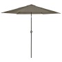 Madison Sombrilla de jardín redonda Tenerife gris 300 cm by , Umbrellas - Ref: Foro24-429013, Price: 76,88 €, Discount: %
