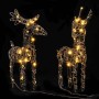 Renos de Navidad 4 unidades ratán 240 LEDs blanco cálido by , Christmas lights - Ref: Foro24-3200675, Price: 123,90 €, Discou...