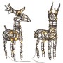 Renos de Navidad 4 unidades ratán 240 LEDs blanco cálido by , Christmas lights - Ref: Foro24-3200675, Price: 123,90 €, Discou...
