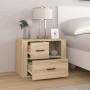 Mesita de noche madera contrachapada roble sonoma 60x36x45 cm de , Mesitas de noche - Ref: Foro24-816739, Precio: 79,23 €, De...