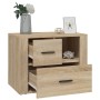 Mesita de noche madera contrachapada roble sonoma 60x36x45 cm de , Mesitas de noche - Ref: Foro24-816739, Precio: 79,23 €, De...