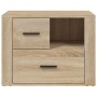 Mesita de noche madera contrachapada roble sonoma 60x36x45 cm de , Mesitas de noche - Ref: Foro24-816739, Precio: 79,23 €, De...