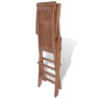 Set comedor de jardín 11 pzas con sillas plegables teca maciza de , Conjuntos de jardín - Ref: Foro24-43043, Precio: 898,13 €