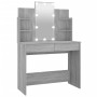 Tocador con LED gris sonoma 96x40x142 cm de , Tocadores para dormitorios - Ref: Foro24-820488, Precio: 159,30 €, Descuento: %