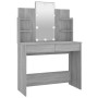Tocador con LED gris sonoma 96x40x142 cm de , Tocadores para dormitorios - Ref: Foro24-820488, Precio: 159,30 €, Descuento: %