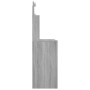 Tocador con LED gris sonoma 96x40x142 cm de , Tocadores para dormitorios - Ref: Foro24-820488, Precio: 159,30 €, Descuento: %
