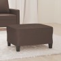 Reposapiés de cuero sintético marrón 70x55x41 cm by , Ottomans - Ref: Foro24-349357, Price: 62,18 €, Discount: %