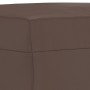 Reposapiés de cuero sintético marrón 70x55x41 cm by , Ottomans - Ref: Foro24-349357, Price: 62,18 €, Discount: %