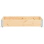 Collar de caja de pallet madera maciza de pino 80x120 cm de , Plataformas de carga y palés - Ref: Foro24-310050, Precio: 51,9...