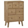 Cómoda de madera maciza de teca 56x30x80 cm by , Drawers - Ref: Foro24-340737, Price: 208,36 €, Discount: %