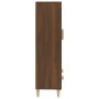 Aparador alto de madera contrachapada marrón roble 70x31x115 cm by , Sideboards - Ref: Foro24-817485, Price: 88,33 €, Discoun...
