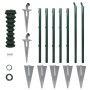 Valla metálica con estacas postes acero galvanizado 1,25x15 m by , fence panels - Ref: Foro24-140751, Price: 222,88 €, Discou...