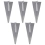 Valla metálica con estacas postes acero galvanizado 1,25x15 m by , fence panels - Ref: Foro24-140751, Price: 222,88 €, Discou...