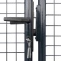 Puerta de malla de jardín acero galvanizado 400x175 cm gris by , garden gates - Ref: Foro24-143378, Price: 640,91 €, Discount: %