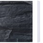 Panel de valla de PVC gris aspecto piedra 35x0,19 m by , fence panels - Ref: Foro24-147864, Price: 41,79 €, Discount: %