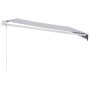 Toldo retráctil aluminio y tela azul y blanco 4,5x3 m von , Markisen - Ref: Foro24-3154424, Preis: 314,24 €, Rabatt: %
