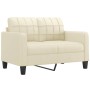 Juego de sofás con cojines 2 piezas cuero sintético color crema by , Sofas - Ref: Foro24-3201369, Price: 470,53 €, Discount: %