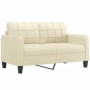 Juego de sofás con cojines 2 piezas cuero sintético color crema by , Sofas - Ref: Foro24-3201369, Price: 470,53 €, Discount: %
