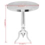 Mesa auxiliar redonda de aluminio plateada de , Mesas auxiliares - Ref: Foro24-243512, Precio: 161,75 €