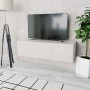 Mueble para TV madera contrachapada blanco brillo 120x40x34 cm von , TV-Möbel - Ref: Foro24-244870, Preis: 117,27 €, Rabatt: %