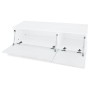 Mueble para TV madera contrachapada blanco brillo 120x40x34 cm von , TV-Möbel - Ref: Foro24-244870, Preis: 117,27 €, Rabatt: %