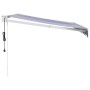 Toldo retráctil automático azul y blanco 3,5x2,5 m von , Markisen - Ref: Foro24-3154472, Preis: 298,19 €, Rabatt: %