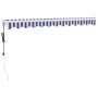 Toldo retráctil automático azul y blanco 3,5x2,5 m von , Markisen - Ref: Foro24-3154472, Preis: 298,19 €, Rabatt: %