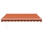 Toldo retráctil automático naranja y marrón 3x2,5 m by , Awnings - Ref: Foro24-3154491, Price: 326,05 €, Discount: %