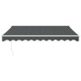 Toldo retráctil automático gris antracita 3,5x2,5 m by , Awnings - Ref: Foro24-3154487, Price: 296,56 €, Discount: %